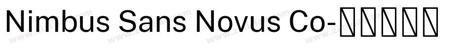 Nimbus Sans Novus Co字体转换